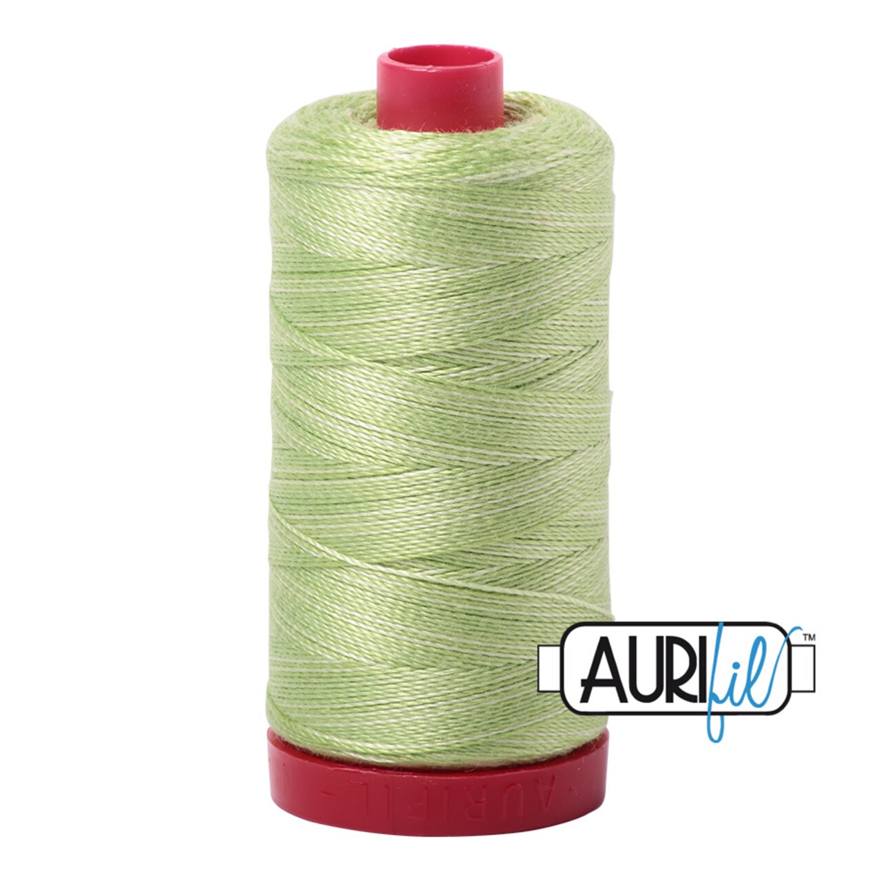 Spring Green - Variegated (3320) | 12wt Large Spool (325M / 356Y) | Aurifil Thread